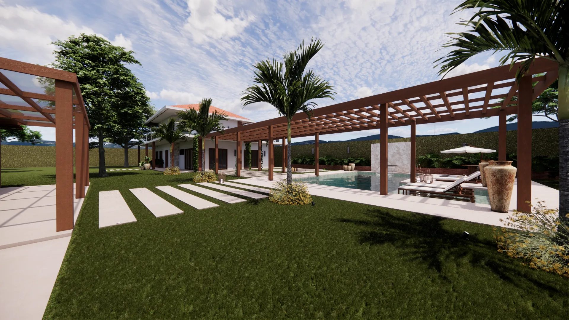 Deck — conexão com o jardim